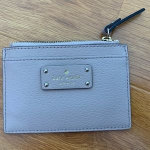 Kate spade leather card holder